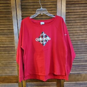 Columbia Red Crewneck Sweatshirt